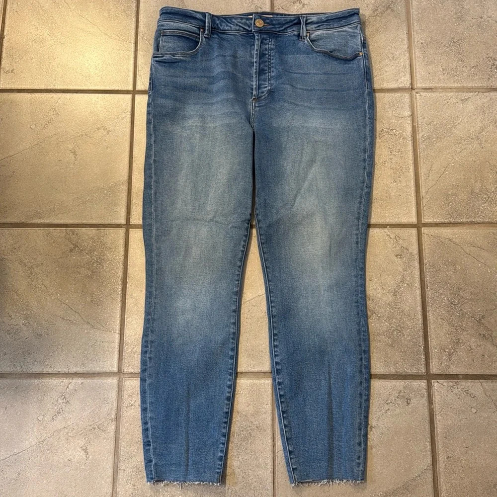 Kut from the Kloth Women’s 16 Charlize Cigarette Leg High Rise Skinny Cut Hem